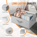 Extra Large Closet Organizers Bins 6 Pack - Blanket Basket for Organizing/Home Clothes Storage Bins for Jeans/Toy Organizers for Nursery/Wardrobe Shelf Closet Organization for Purse Hats Towel - Image 6