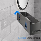 Bathroom Shower Caddy,No Drill Shower Shelves(5-piece Set-Grey) - Image 6