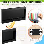 Qinyoung Acrylic Straw Holder for Cabinet Door,Classic,Extra Large,Black - Image 2