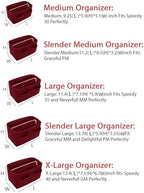 LEXSION Felt Purse Organizer Insert, Tote Bag Shaper Dividers with 5 Sizes - Image 6