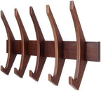 Marsui 21'' Wooden Coat Rack Wall Mounted with 5 Hooks by Marsui