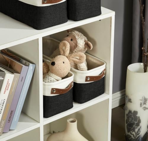 DECOMOMO Narrow Storage Bins, Small Storage Baskets for Shelves 4 Pack - Image 6
