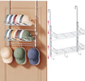 SWTYMIKI Over Door Hat Organizer - 3 Tier Wall Mounted Hat Rack with 2 Adjustable Metal Basket and 3 Hooks, Hanging Baseball Cap Organizer Storage Holds up to 29 Caps for Door, Bedroom, Closet by SwtyMiki-TidyHomeSweetLife