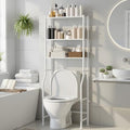 3-Tier Over Toilet Storage, Anti-Tip, 64" H, White by ASCENREST