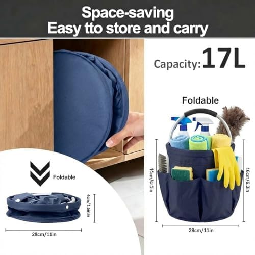 Cleaning Caddy For Cleaning Supplies Organizer Bucket - Image 2