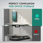 11-Tier Wall File Organizer, Hanging File Holder, Wall Mounted Mail Sorter - Image 7