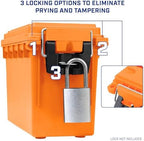 Sheffield 12630 Ammo Box Made in USA Stackable Lockable Ammo Storage Box - Image 5