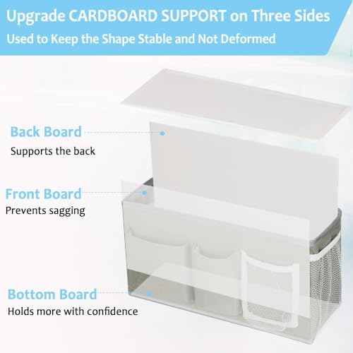 Lilithye Bedside Caddy, Bedside Storage Bag Hanging Organizer for Bunk Bed - Image 2
