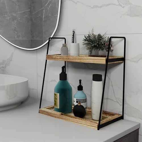 Dorhors Bathroom Counter Organizer,Vanity Countertop Storage Shelf - Image 5