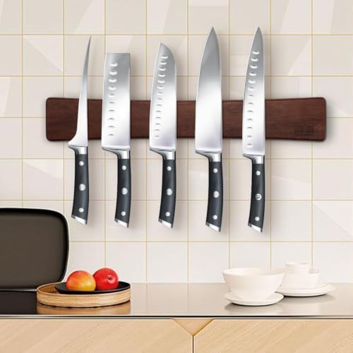 HOSHANHO Magnetic Knife Strips, Magnetic Knife Holder for Wall 16 Inch - Image 5