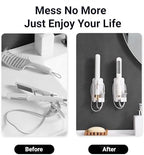 Curling Iron Holder & Wand Storage, Wall Mounted Hot Hair Tool Organizer for Bathroom (4 Pack) - Image 4