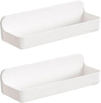Diesisa Acrylic Wall Mount Organizer, Adhesive Shelves,2Pc Bathroom Shelves - Image 8