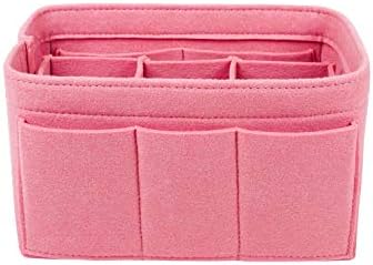 ZTUJO Purse Organizer Insert, Felt Bag Organizer For Handbag Purse Organizer,13 Colors, 6 Size (Medium, Light Pink) by ZTUJO
