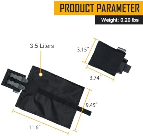 IDOGEAR Sports MOLLE Folding Dump Pouch Utility Tool Pouch Roll Up Quick-Release Magazine Waist Pouch Compact Storage for Outdoor Airsoft Paintball - Image 6