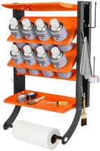 Sidasu Spray Can Holder, 2-Tier Spray Paint Organizer With Paper Towel Rod by Sidasu