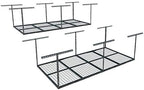 FLEXIMOUNTS 4x8 Overhead Garage Ceiling Storage Rack, 2 Pack, Hammertone by FLEXIMOUNTS