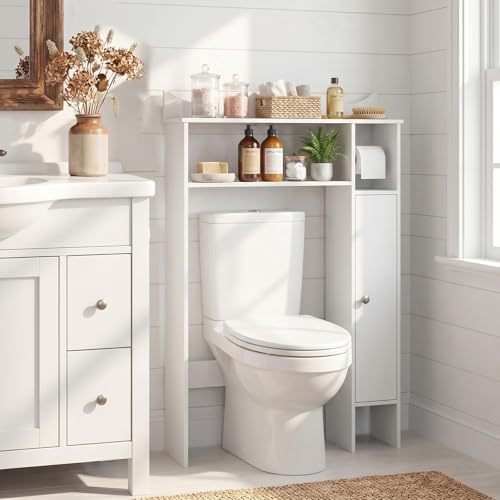 Casart Bathroom Space-Saving Over-The-Toilet Storage Shelf Bathroom Storage Cabinet Organizer (42" Height) - Image 2