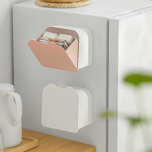 Poeland Wall Mounted Storage Box Small Item Organizer Sanitary Napkins Holder - Image 4
