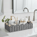 CubesLand Toilet Paper Storage Basket Organizer, Small Wicker Decor Basket - Image 5