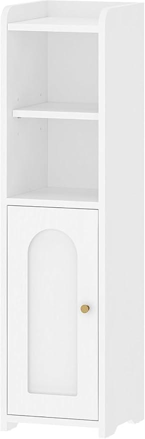 Hzuaneri Bathroom Storage Cabinet, Narrow Toilet Paper Cabinets with Doors - Image 8