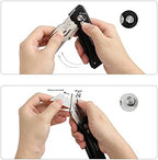 ALBATROSS UPK003 Folding Pocket Utility Knife,Quick Change Blades,Black Aluminum Handle, Blade Storage in Handle Design,5 Extra Blade Included, Used for Cartons, Cardboard and Boxes - Image 2