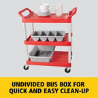 Rubbermaid Commercial Products Standard Bus/Utility Box, 4.6-Gallon, Gray, Plastic, Heavy Duty Restaurant Wash Basin/Dish Washing Tub for Kitchen Organization/Storage - Image 2