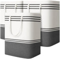 3 Pack Large Laundry Baskets, Laundry Hampers, Freestanding Waterproof Collapsible Clothes Bag with Extended & Reinforced Handles - Clothes Basket for Dorm, Bathroom, Home (100L) by EpicTotes