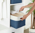 DECOMOMO Storage Bins, Large Fabric Storage Baskets for Shelves 3 Pack - Image 5
