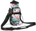 Nuovoware Water Bottle Carrier Bag, 25oz/32oz, Rosebush pink by NUOVOWARE