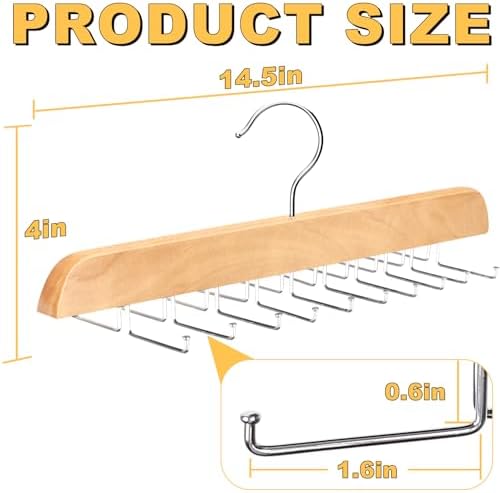 Tank Top Hanger for Closet Organizer, 20 Large Capacity Premium Bra Hanger | Space Saving Hangers with Foldable Metal Hooks, Underwear Storage Bathing Suit Organizer Multi Hanger for Hat, Purse, Belt - Image 2