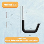 Heavy Duty Garage Utility Hooks, Wall Mount Ladder Hangers, 2S - Image 2