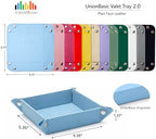 UnionBasic Small Valet Tray, Jewelry Tray for Rings Watches Earrings, Entryway Catchall Caddy for Coins Keys Change, Nightstand Bedside Valet Holder, Trays for Electronic Gadgets, Lemonade - Image 3