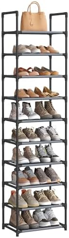 SONGMICS Shoe Rack, 10-Tier Shoe Shelf, Shoe Storage Organizer by Unknown