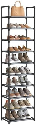 SONGMICS Shoe Rack, 10-Tier Shoe Shelf, Shoe Storage Organizer by Unknown