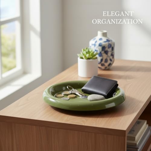 Square Storage Tray for Desk and Entryway Organization - Durable PP Catchall Dish for Keys, Coins, and Jewelry (7.5 x 7.5 Inches) - Image 3
