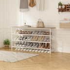 SUOERNUO 4 Tier Extra Long Shoe Rack Organizer Storage for Closet Entryway - Image 5
