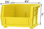Akro-Mils 30210 AkroBins Plastic Storage Bins, Space-Saving Stackable Bins for Garage, Pantry, Craft Organization, 5" x 4" x 3", Red, (Pack of 24) - Image 5