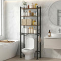 GloTika 4-Tier Over Toilet Storage, Anti-Tilt, 69.3" H, Brown by QualityHomewareTimlessComfort