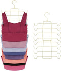 ZEDODIER 3 Pack Tank Top Hanger, Bra Organizer for Closet, Space Saving | 48 Hooks Total, Sturdy Metal, 360° Rotating, Foldable Design, Hanging Closet Organizers and Storage for Apartments and Dorms by ZEDODIER