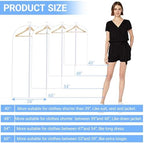 All Clear Garment Bags for Hanging Clothes, 55" (Set of 6) Dress Bags for Gowns Long, Plastic Dustproof Dress Garment Bag, Long Dress Bag with Zipper for gown, winter long coats, dance costume - Image 2