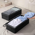 CYhom Under Bed Storage Bins Frame Storage Box Oxford Fabric Sturdy Underbed Container Foldable Stackable Large Capacity Clothes Organizer - Image 2