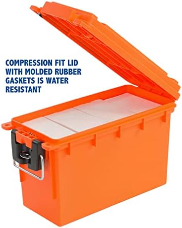 Sheffield 12680 Marine Storage Box, Dry Box Made in USA, Water Resistant Container for Boat and Dock Gear, Small Parts Organizer with Latch, Stackable - Image 4