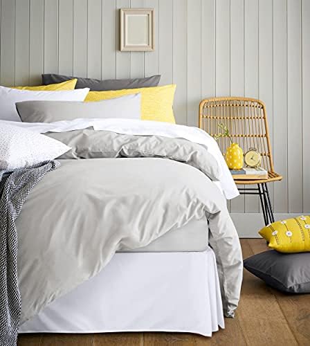 Utopia Bedding Valance Sheet Single - Soft Brushed Polyester-Microfibre - Pleated - Fits Under The Mattress & Down to The Floor - Base Bed Skirt (White) - Image 6