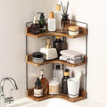3-Tier Bathroom Counter Organizer, Wooden Corner Shelf for Vanity Countertop Skincare & Makeup, Storage and Organization for Kitchen by Unknown