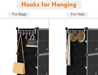 HOMIDEC Shoe Rack Organizer 16 Pair Modular Shoe Storage Cabinet for Closet | PP Plastic, Sturdy Steel Frame, Waterproof, Dustproof, Easy Clean, Shoe Shelves for Closet Garage Hallway Bedroom Entryway - Image 5