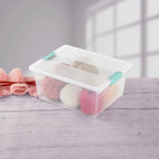 Sterilite Clip Box, Stackable Clear Plastic Bins- Deep, 16-Pack - Image 5