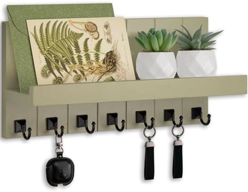 Key Holder for Wall, Decorative Key Holder with Shelf by Lucundm