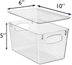 ClearSpace Pantry Storage Bins with Lids for Kitchen & Fridge, 6 Pack - Image 4