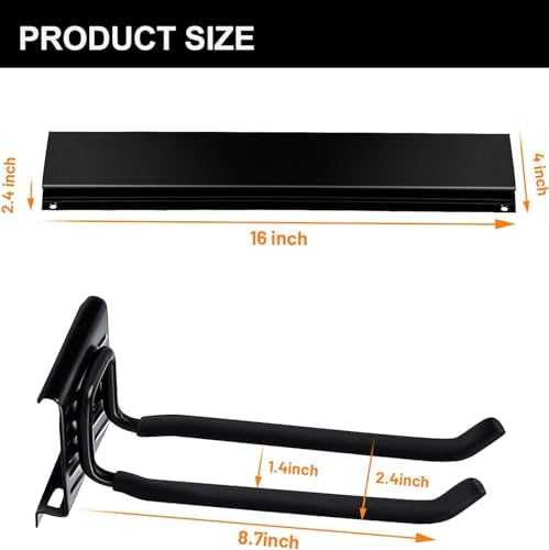 Wallmaster Garage Storage Organization Wall Mount Folding Chair Hangers - Image 4