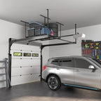 FLEXIMOUNTS 4x4 Overhead Garage Ceiling Storage Rack Organization, Black - Image 7